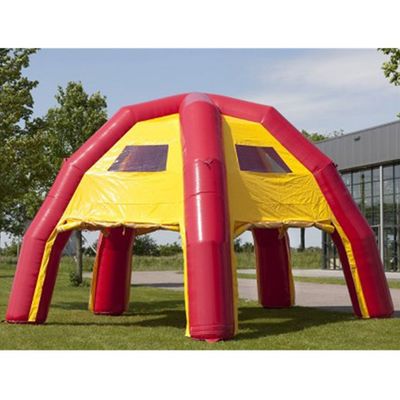 Publicidad personalizada Tienda de cúpula inflable con impresión y accesorios pintados a mano