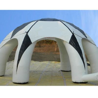 Publicidad personalizada Tienda de cúpula inflable con impresión y accesorios pintados a mano