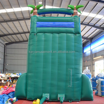 29 pies de salto tropical tobogán acuático piscina patio comercial tobogán acuático de palma grande con piscina