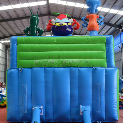 Color personalizado inflables Parque Bob Esponja tema castillo de salto para adultos fiesta ciudad divertida