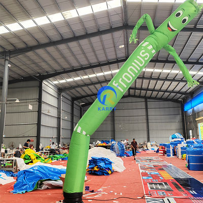 Portable personalizado divertido inflables de publicidad bailarín de aire con soplador
