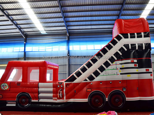Impresión digital Popular Red Fire Truck Slide seco o mojado para niños y adultos
