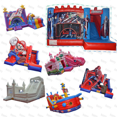 Personaliza el castillo de salto inflable aceptado con colección de diapositivas Temas diversos