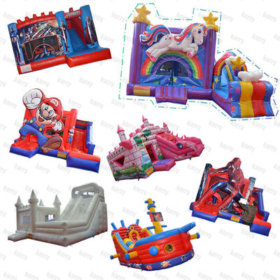 Personaliza el castillo de salto inflable aceptado con colección de diapositivas Temas diversos