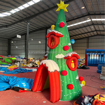 Eventos de fiesta Modelo de agujero de árbol de Navidad inflable personalizado con CE/EN71/EN14960