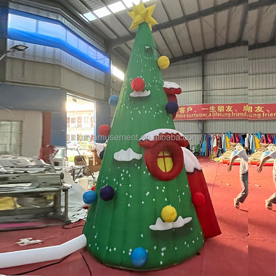 Eventos de fiesta Modelo de agujero de árbol de Navidad inflable personalizado con CE/EN71/EN14960