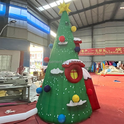 Eventos de fiesta Modelo de agujero de árbol de Navidad inflable personalizado con CE/EN71/EN14960