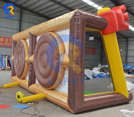 Plato PVC 0,55mm Tarpaulin Desata tu lado competitivo con este juego de lanzamiento de hacha
