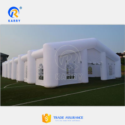 Gran tienda de refugio inflable de tela de PVC tienda de almacenamiento para eventos al aire libre