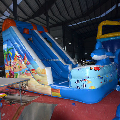 Experimenta la emoción de nuestro tobogán de agua inflable de estilo con envío de piscina en todo el mundo