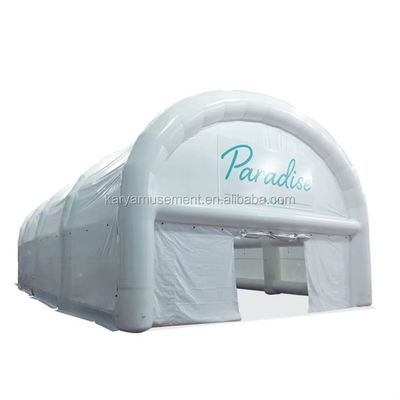 Gran tienda de refugio inflable de tela de PVC tienda de almacenamiento para eventos al aire libre