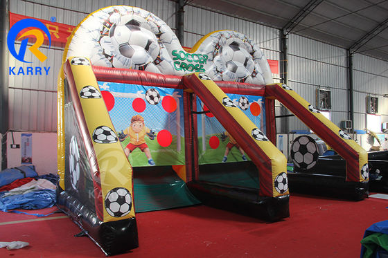 Tiroteo de penalidades inflables en interiores o exteriores para juegos deportivos interactivos unisex