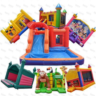 Commercial Grade PVC Niño Inflatable Casa de salto trasero Salto Castillo Slide Combo