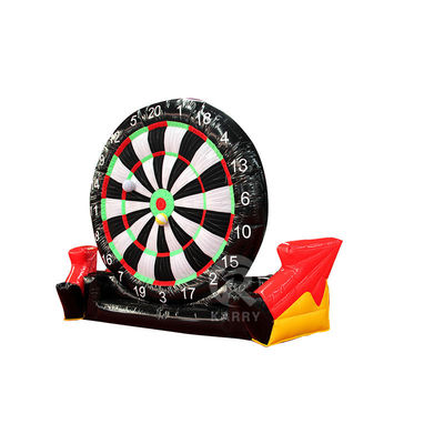4.5m Interactivo inflables tableros de dardo de fútbol para niños y adultos de color personalizado