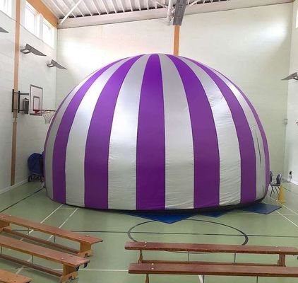 Tienda de domo de planetario inflable portátil de 5 m para proyección escolar y patio de juegos al aire libre