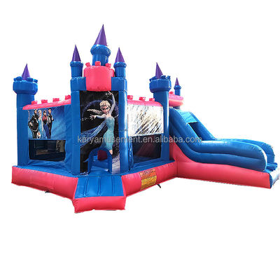 Combinación de deslizamiento de castillo inflable personalizada para tamaño comercial personalizada