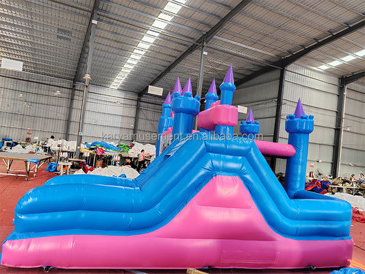 Combinación de deslizamiento de castillo inflable personalizada para tamaño comercial personalizada
