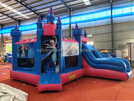 Combinación de deslizamiento de castillo inflable personalizada para tamaño comercial personalizada