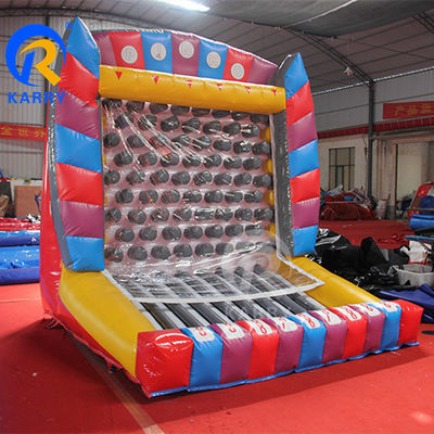 Logotipo personalizado Impreso Juego de Carnaval Plinko Inflable con material de PVC de mar personalizado