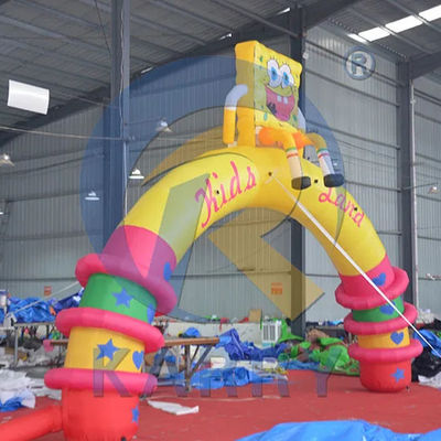 Accesorios de Oxford Arco de Navidad inflable para publicidad y promociones al aire libre