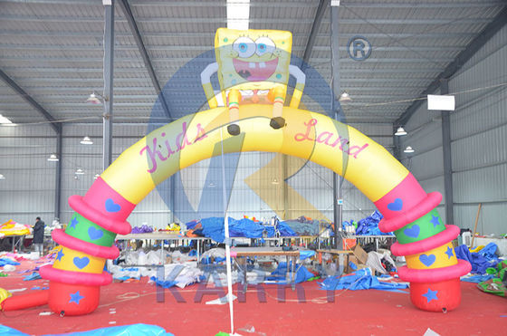 Accesorios de Oxford Arco de Navidad inflable para publicidad y promociones al aire libre