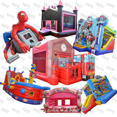 Certificado CE/EN71/EN14960 Ciudad de diversión de trampolines Princess aprobada para el tiempo de juego activo