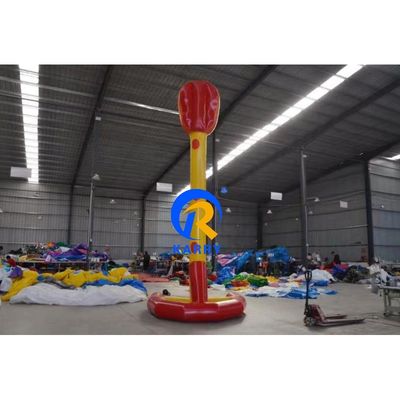 Jardín de juegos al aire libre personalizado Fly Guy Inflable Air Dancer Traje Sky Dancing Man Tube