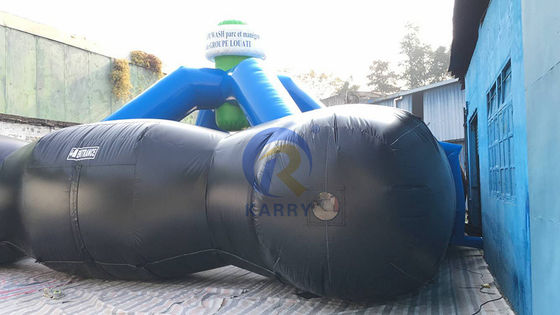 Arena de etiqueta láser inflable de PVC personalizada para juegos deportivos interactivos asequible