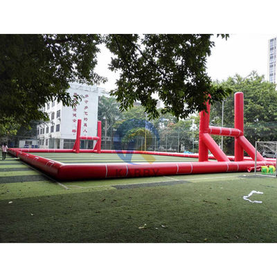 Juego de campo de rugby inflable para niños y adultos