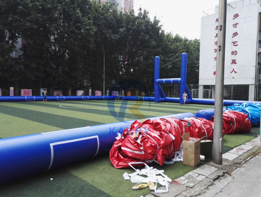 Juego de campo de rugby inflable para niños y adultos