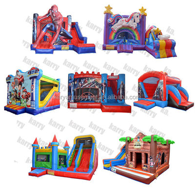 HOT Gigante Spiderman Inflable Bouncer Jump Castillo para entretenimiento portátil en interiores y exteriores