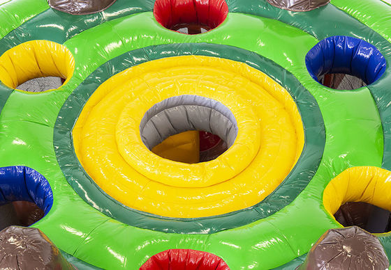 Certificado CE Inflatable comercial Whack a Mole 4.5m para juegos deportivos interactivos