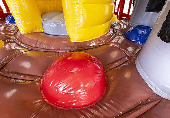 Certificado CE Inflatable comercial Whack a Mole 4.5m para juegos deportivos interactivos