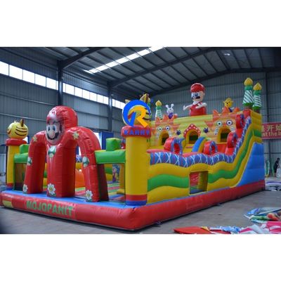 OEM acepta la casa de rebote inflable para niños con tobogán y trampolín de parque acuático