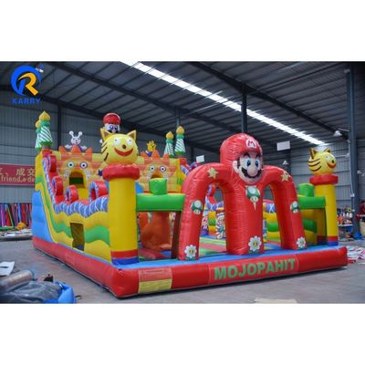 OEM acepta la casa de rebote inflable para niños con tobogán y trampolín de parque acuático