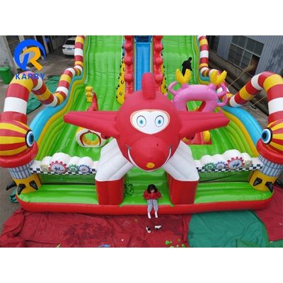 Parque acuático inflables con obstáculo inflables Unisex PVC lonas
