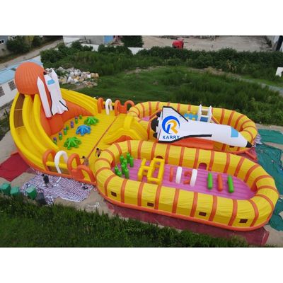 Parque acuático de verano diversión unisex gran inflables oso polar parque infantil para juegos al aire libre