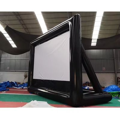 Pantalla de proyector inflable para exteriores Proyección de doble cara sellada por aire para reuniones