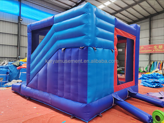 Características unisex personalizadas Sonic Bounce House Combo Slide inflable para alquiler de fiestas