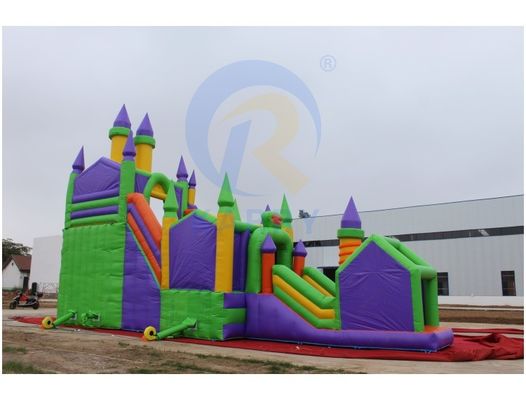 Casas de salto inflables gigantes de lonas de PVC para adultos para patios al aire libre