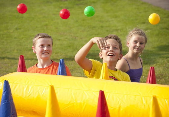 Juego de carreras de hoverball inflables de PVC comercial portátil para carnaval interactivo divertido