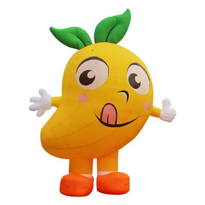 Modelos inflables llamativos de fresa y limón para publicidad Certificado CE