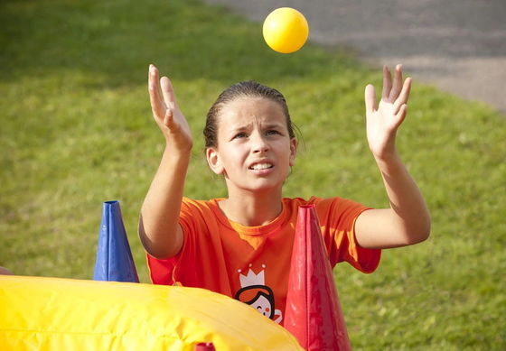 Juego de carreras de hoverball inflables de PVC comercial portátil para carnaval interactivo divertido