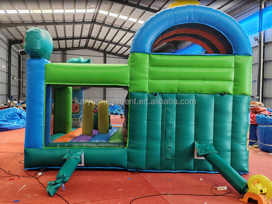 CE/EN71/EN14960 Certificado Cocomelón Temático Partidario de niños Trampolín con tobogán