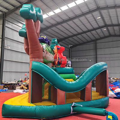 Fiesta de niños Casa de salpicadores inflable al aire libre con tobogán Envío marítimo / aéreo / expreso