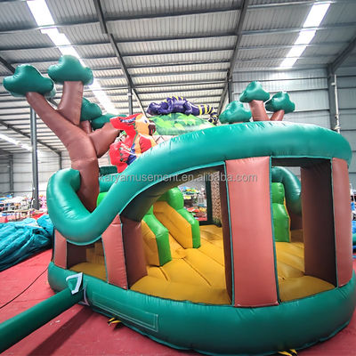Fiesta de niños Casa de salpicadores inflable al aire libre con tobogán Envío marítimo / aéreo / expreso