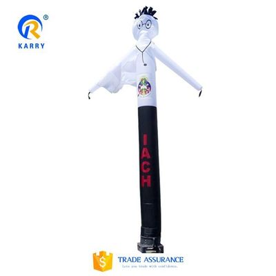 Mini dibujos animados personalizados Sky Air Dancer Modelo de publicidad inflable Bailando Air Man