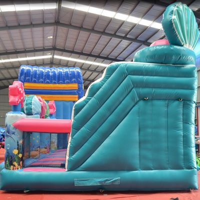 Accesorios incluidos Kit de reparación de soplador Bolsa de paquete Tema sirena Alquiler de casa de salto