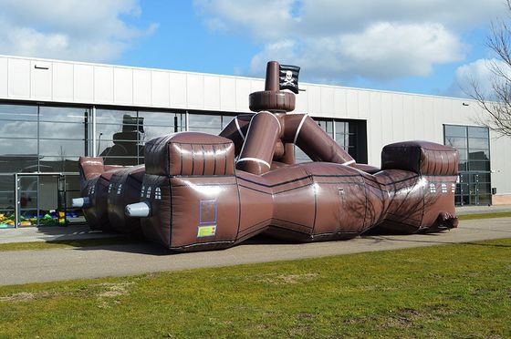 Arena de etiquetado con láser inflable para juegos deportivos interactivos para adultos y laberinto de campo de batalla de PVC
