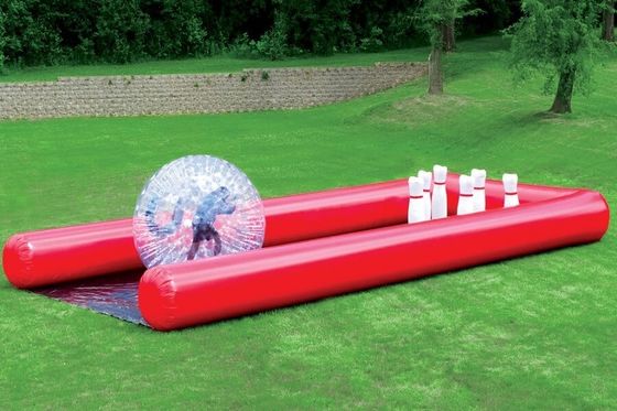 Juego de bolos y bolas inflable personalizado para entretenimiento de fiesta de construcción de equipos